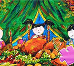 Livre de coloriage : Joyeux Thanksgiving